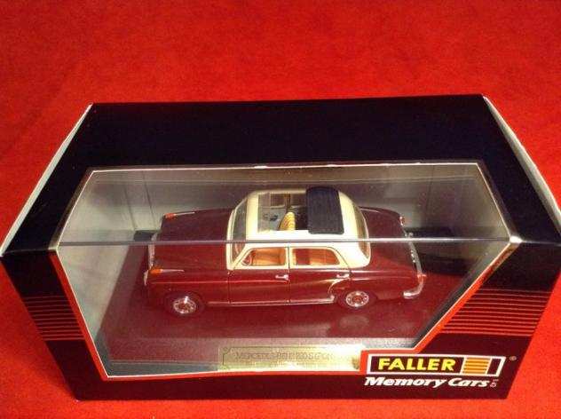 Faller - made in Germany 143 - 2 - Modellino di auto - ref. 43254326 Mercedes Benz 220S (W180) Ponton 19561959 - limited edition -- dark redbeige