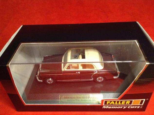 Faller - made in Germany 143 - 2 - Modellino di auto - ref. 43254326 Mercedes Benz 220S (W180) Ponton 19561959 - limited edition -- dark redbeige
