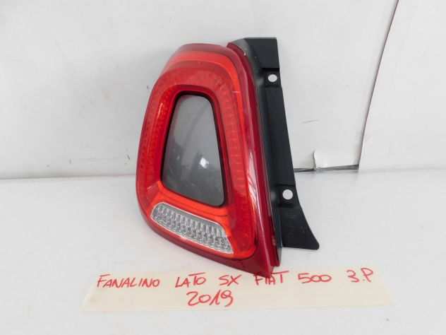 fanale fanalino posteriore sinistro led fiat 500 3 porte 2019