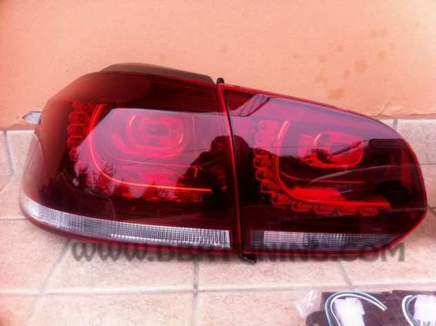 Fanali posteriori Led DEPO GOLF 6 GTI GTD rosso