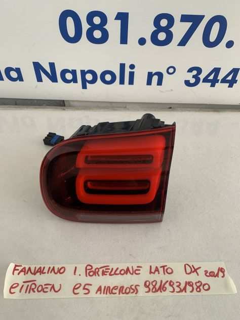 Fanalino fanale stop interno portellone lato destro citroen c5 aircross 2019