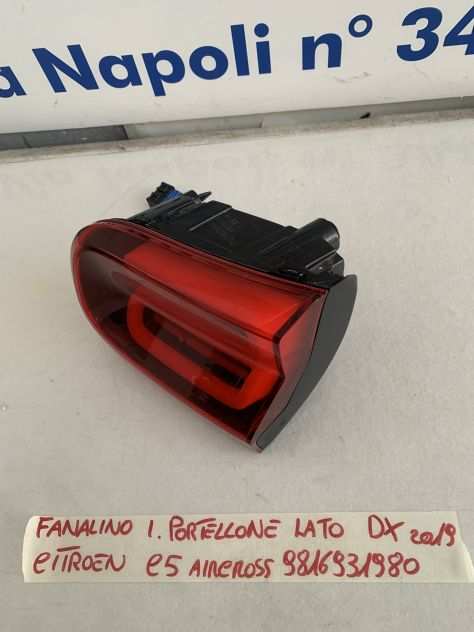 Fanalino fanale stop interno portellone lato destro citroen c5 aircross 2019