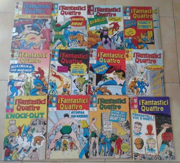 Fantastici Quattro 12 x albi Corno - nn. 4-6-10-11-15-17-18-21-23-24-26-28- - 12 Comic collection - 1971