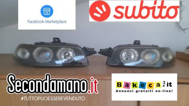 Fari Angel Eyes Fiat Punto GT Sporting Cabrio