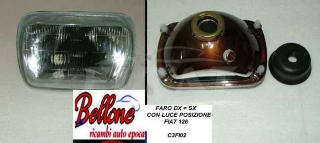 FARO FIAT 126 - 127 - 128 - 900 T CON POSIZIONE NUOVO