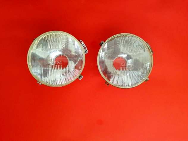 Faro interno Abbagliante Fiat 1300 1500 850 T 625 Siem coppia nuovi