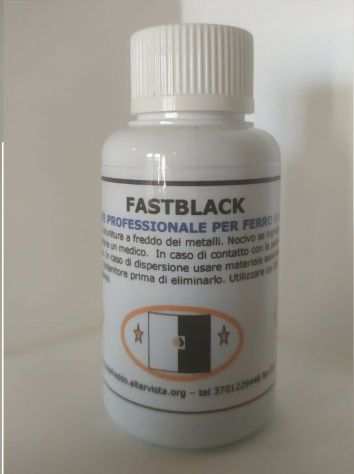 FASTBLACK BRUNITORE ISTANTANEO PER METALLI CONFEZIONE DA 50 ML