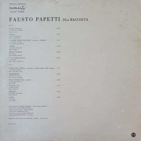 Fausto Papetti - Titoli vari - Album LP - 19651977