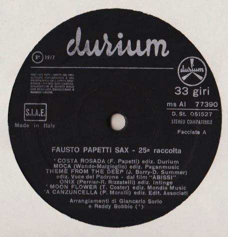 Fausto Papetti - Titoli vari - Album LP - 19651977