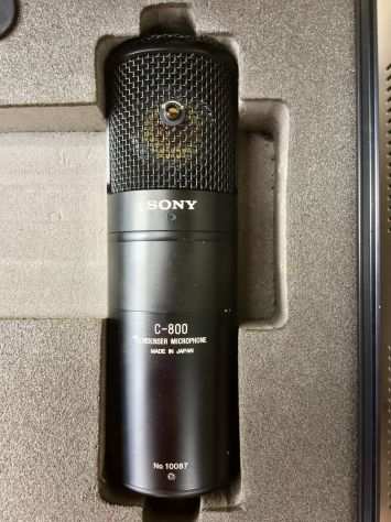 Favoloso Microfono a valvole SONY C-800 (disponibile a parte suo alimentatore)