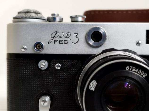 FED 3  Industar 61ld f2,8  53mm Fotocamera compatta analogica