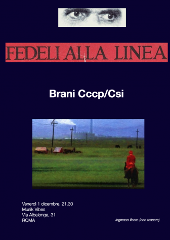 Fedeli alla linea in concerto- cover CCCPCSI