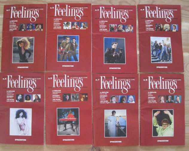 Feelings, Le canzoni del cuore, De Agostini, 9 CD