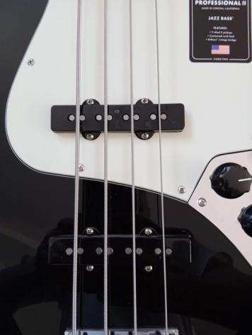 Fender - American Professional II Jazz Bass Rw Blk - Numero di oggetti 2 - Chitarra basso elettrica