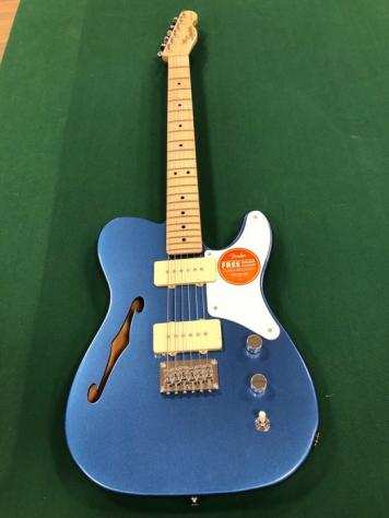 FENDER SQUIER - Paranormal Cabronita Telecaster Thinline MN Lake Placid Blue - Chitarra elettrica