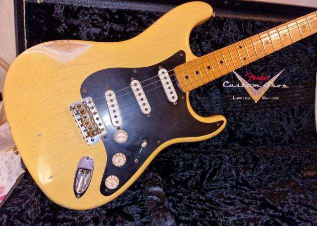 Fender - Stratocaster NAMM limited edition nocaster blonde heavy relic - Chitarra a corpo solido - Stati Uniti dAmerica