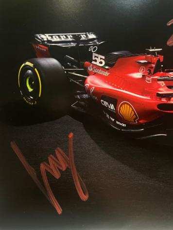 Ferrari - Cartolina autografata SF23