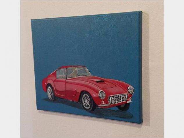 Ferrari depoca quadro olio su tela collezione