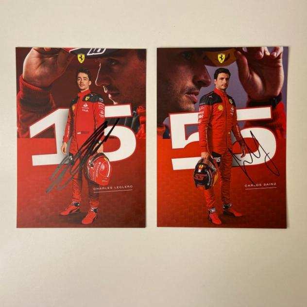 Ferrari - Formula Uno - Carlos Sainz Charles Leclerc - 2023 - Fancard