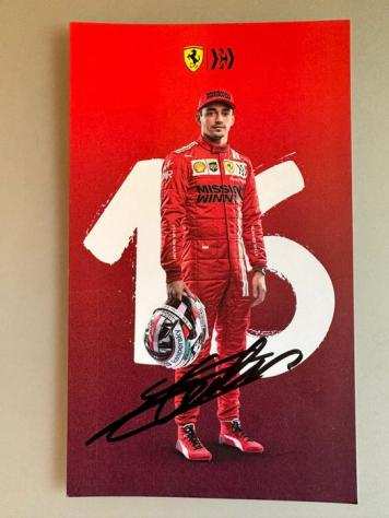 Ferrari - Formula Uno - Charles Leclerc Carlos Sainz - 2021 - Fancards