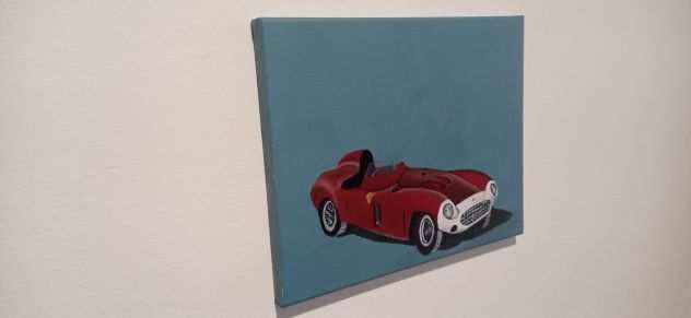 Ferrari quadro dipinto a mano