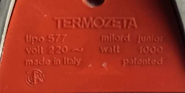 FERRO DA STIRO TERMOZETA Milord Junior 577