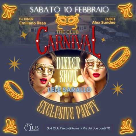 Festa Di Carnevale a Roma Parco di Roma Golf Club Via dei due Ponti 110