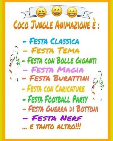 Feste di compleanno Coco Jungle Animazione