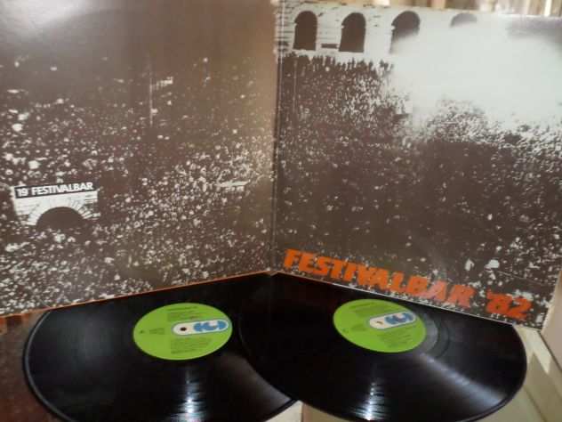 FESTIVALBAR 82 - 2 x LP  33 giri (Genesis, Chicago, Venditti) 1982 Italy CGD