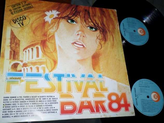 FESTIVALBAR 84 - 2 x LP  33 giri quotDisco TVquot 1984 - Vasco Rossi,Nannini,Raf,Oxa