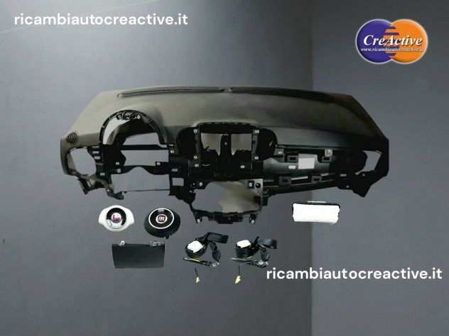 Fiat 500 Cruscotto Airbag kit Completo Ricambi auto Creactive.it