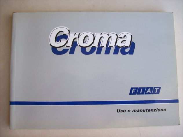 FIAT Croma - Libretto Uso amp Manutenzione 25euro