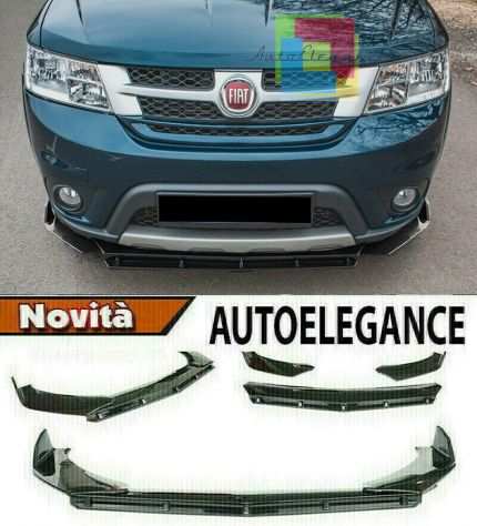 FIAT FREEMONT SPLITTER PARAURTI ANTERIORE NERO LUCIDO LOOK RS - 3P -