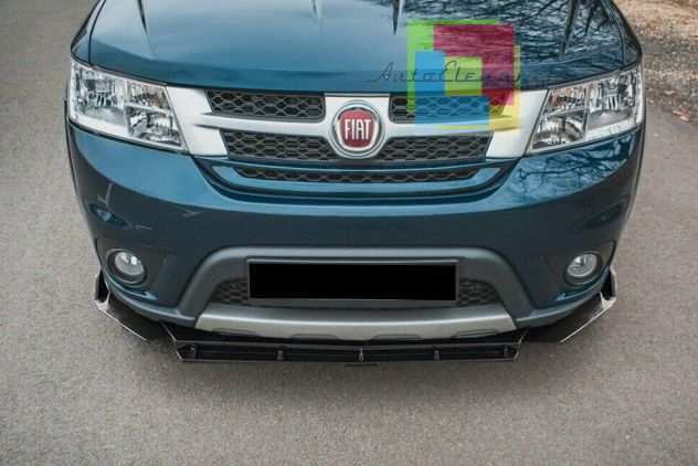 FIAT FREEMONT SPLITTER PARAURTI ANTERIORE NERO LUCIDO LOOK RS - 3P -