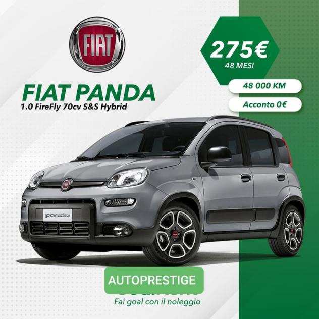 FIAT PANDA 1.0 FireFly 70 CV SampS HYBRID Noleggio a Lungo Termine