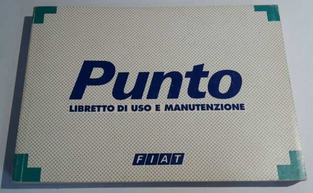 Fiat Punto, LIBRETTO DI USO E MANUTENZIONE, FIAT VI - 1995.