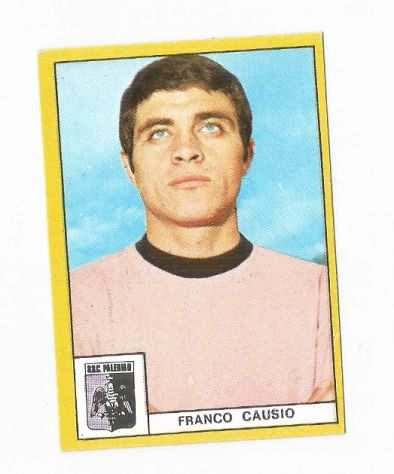 FIGURINA Franco CAUSIO (PALERMO) album CALCIATORI 1969-70 EDIS NUOVA