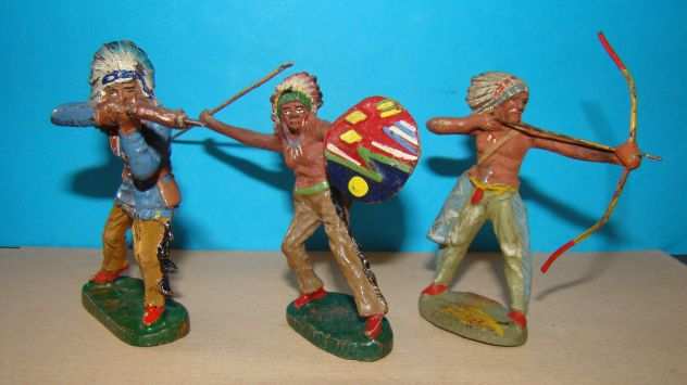 Figurini Indiani in pasta Elastolin