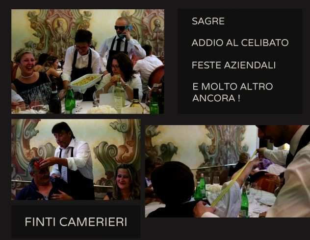 finti cameriere artisti animazioni matrimoni a alessandria 3478497587