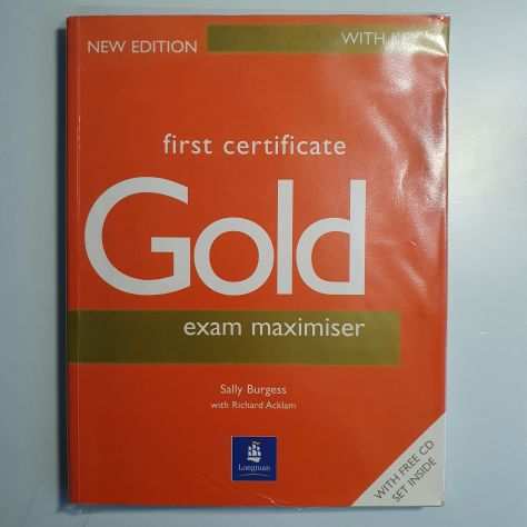 First Certificate Gold - Exam Maximiser - Longman Pearson - NUOVO - 2000