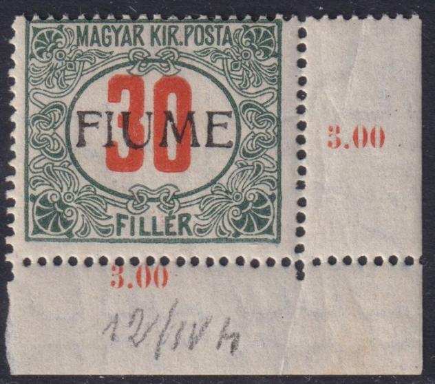 Fiume 1918 - Sassone N. 12IVh