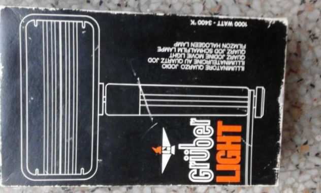 Flash elettronico anni 60 con scatolo originale della GRUBER