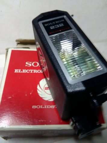 Flash Elettronico Vintage SOLTROON 232 scatolo originale