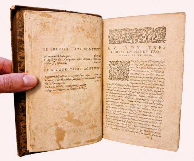 Flavius  Geacuteneacutebrard - Histoire de Fl. Iosephe Sacrificateur Hebrieu - 1599