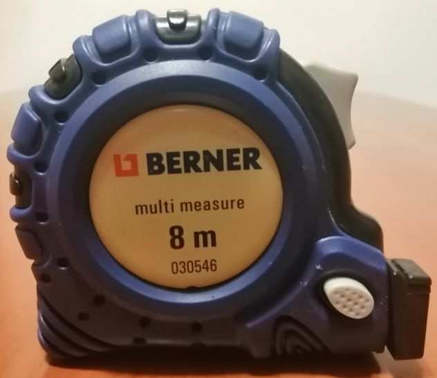 Flessometro Gommato Berner Multi Measure 8 mt. cod. 030546