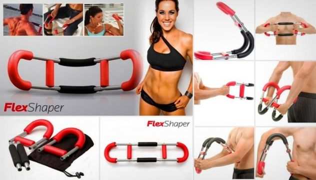 Flex Shaper Attrezzo Da Palestra Addominali Muscoli Fitness Bicipiti Tricipidi