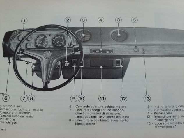 FORD ESCORT MANUALE DISTRUZIONI ANNO 1970 ORIGINALE