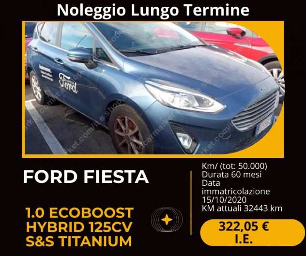 FORD FIESTA 1.0 EcoBoost Hybrid 125CV SampS Titanium Hatchback 5-door (Euro 6.2)