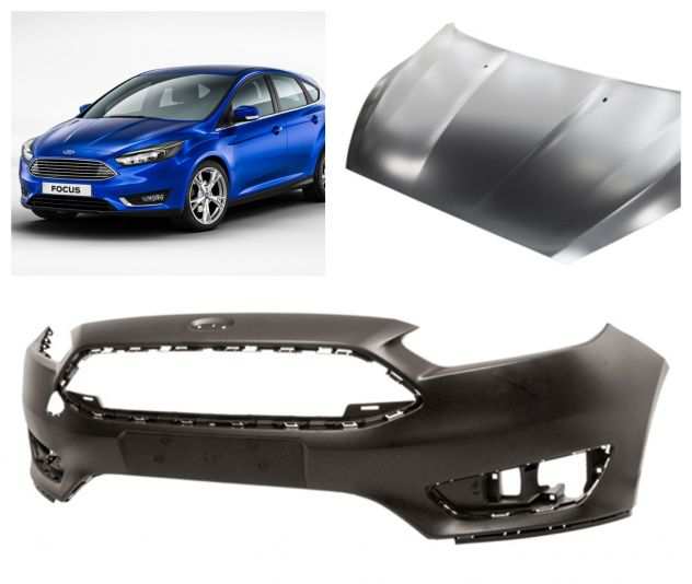 Ford Focus paraurti fanale kit airbag parafango cofano 2015-18