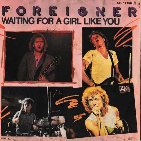 FOREIGNER - Waiting For a Girl Like You - 7  45 giri 1982 Atlantic